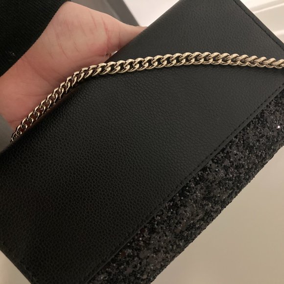 Kate Spade Glitter Wallet with Chain - Picture 4 of 4